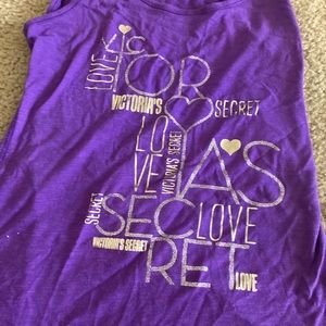 Victoria’s Secrete tank top purple